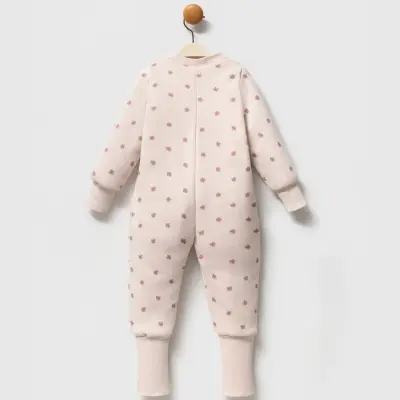 Ella Bonna Uyku Tulumu Çoraplı 2,5 Tog Bej Flowers - 23