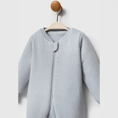 Ella Bonna Uyku Tulumu Çoraplı 2,5 Tog Jakarlı Gri - 3