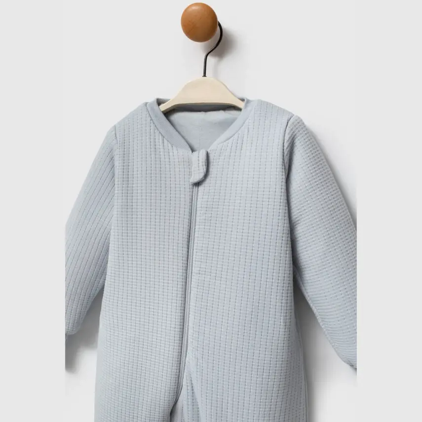 Ella Bonna Uyku Tulumu Çoraplı 2,5 Tog Jakarlı Gri - 3