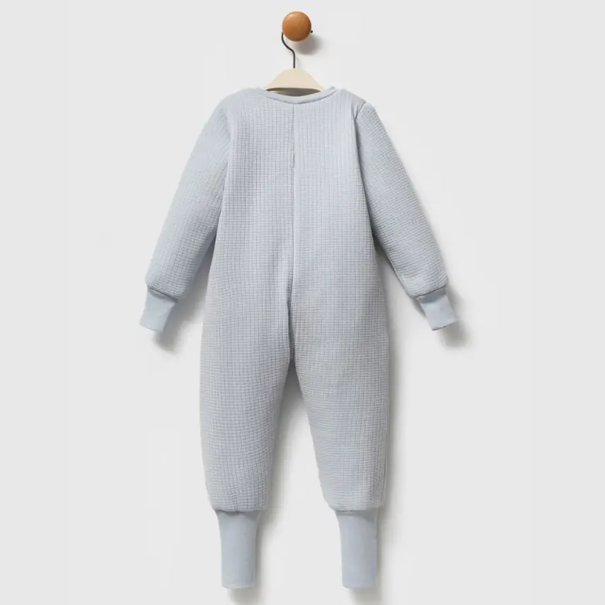 Ella Bonna Uyku Tulumu Çoraplı 2,5 Tog Jakarlı Gri - 4