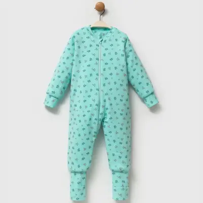 Ella Bonna Uyku Tulumu Çoraplı 2,5 Tog Mint Çiçek