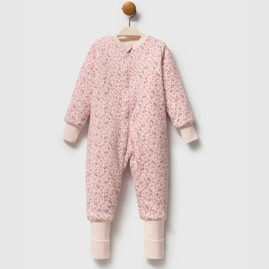 Ella Bonna Uyku Tulumu Çoraplı 2,5 Tog Tea Çiçek - 1