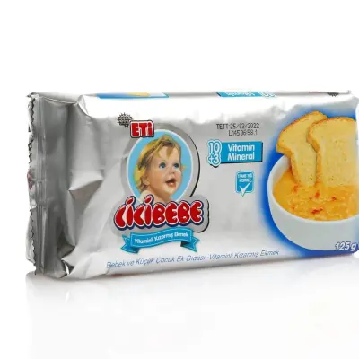 Eti Cicibebe Vitaminli Ekmek 125 gr - 7