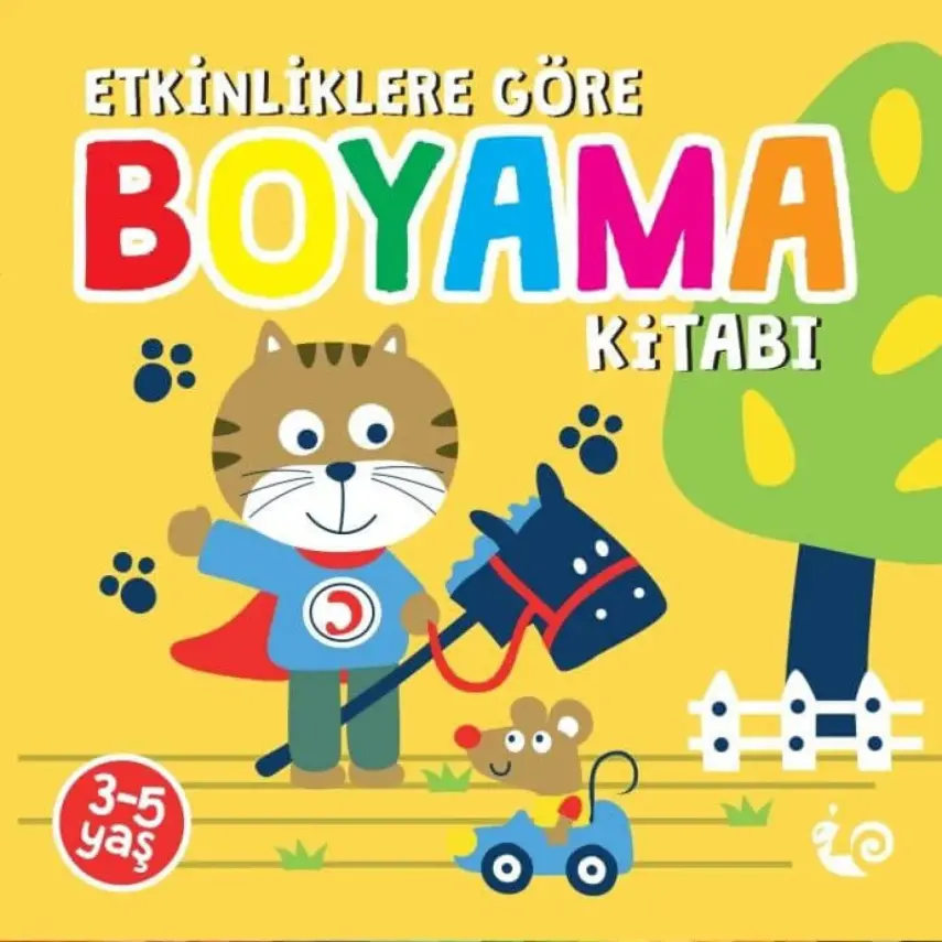 Etkinliklere Göre 24 Sayfa Boyama Kitabı Sarı - 1