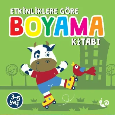 Etkinliklere Göre 24 Sayfa Boyama Kitabı Yeşil 