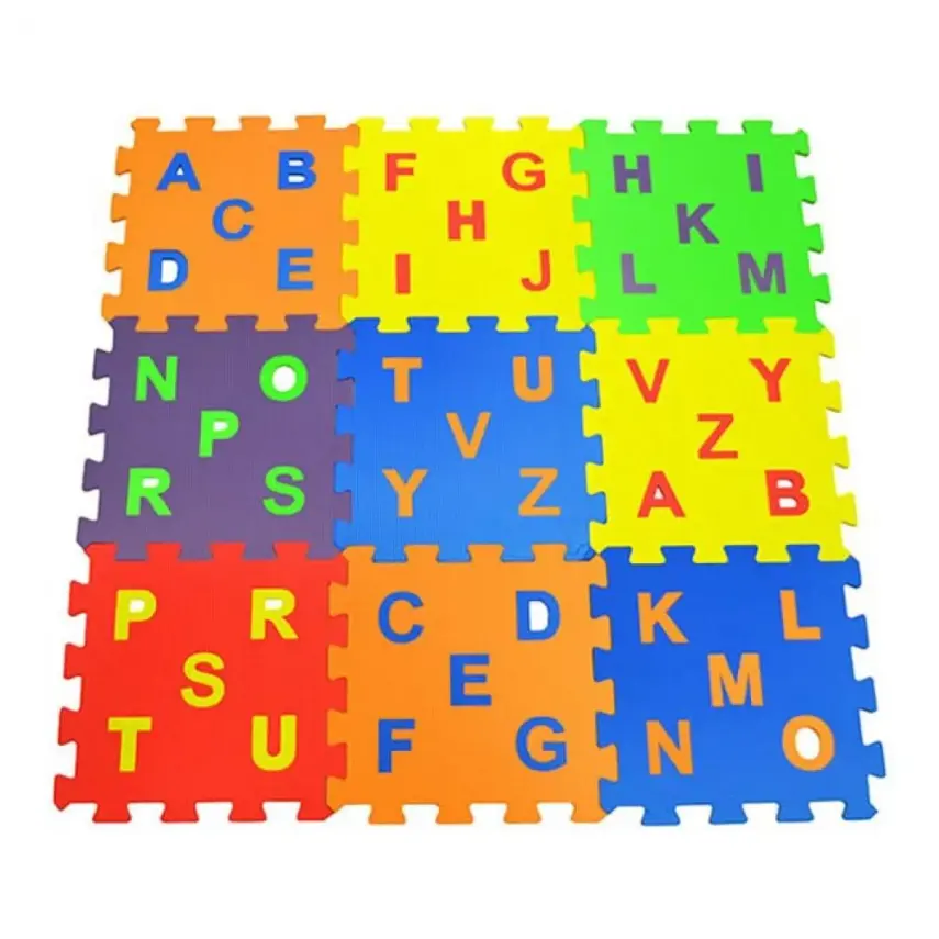 Eva Puzzle Oyun Matı Alfabe 7 mm 33X33 cm - 1