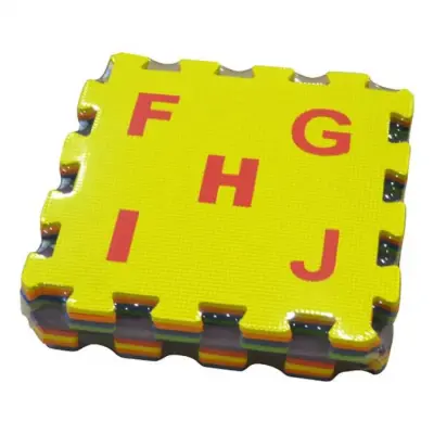 Eva Puzzle Oyun Matı Alfabe 7 mm 33X33 cm (1)