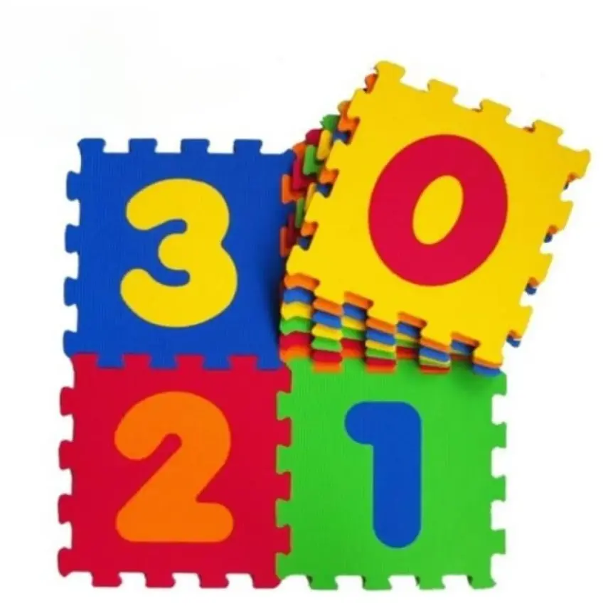 Eva Puzzle Oyun Matı Rakamlar 7mm 33x33 - 1