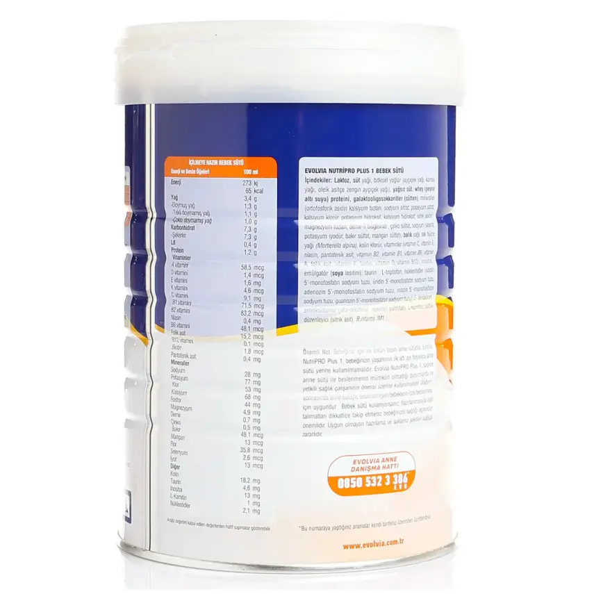 Evolvia Nutripro Plus 1 Devam Sütü 1000 gr - 8