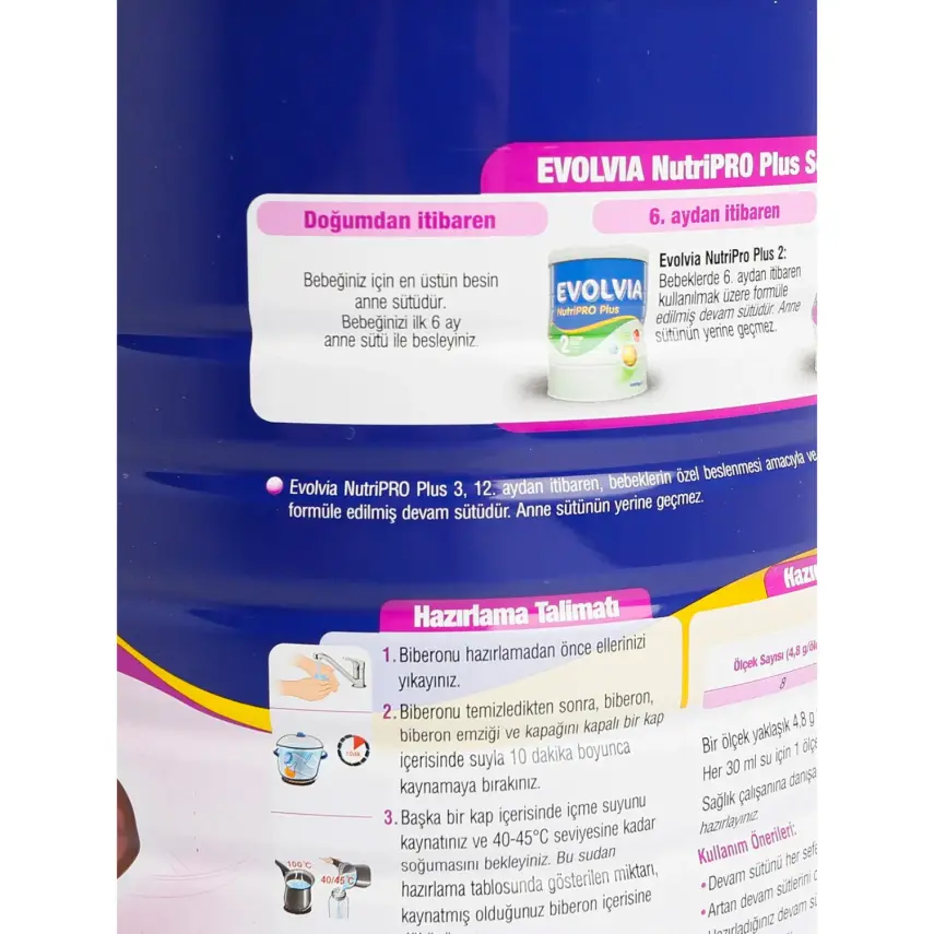 Evolvia Nutripro Plus 3 Devam Sütü 1000 Gr - 5