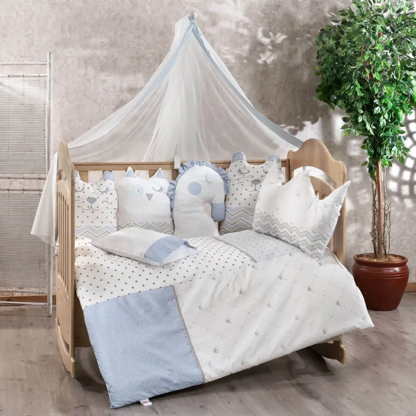 Fabu Funday Beşik Uyku Seti Mavi - 1