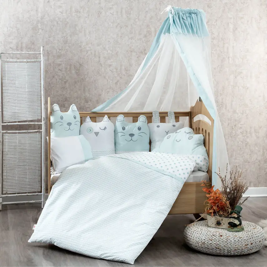 Fabu Sirkus Beşik Uyku Seti Yeşil - 1