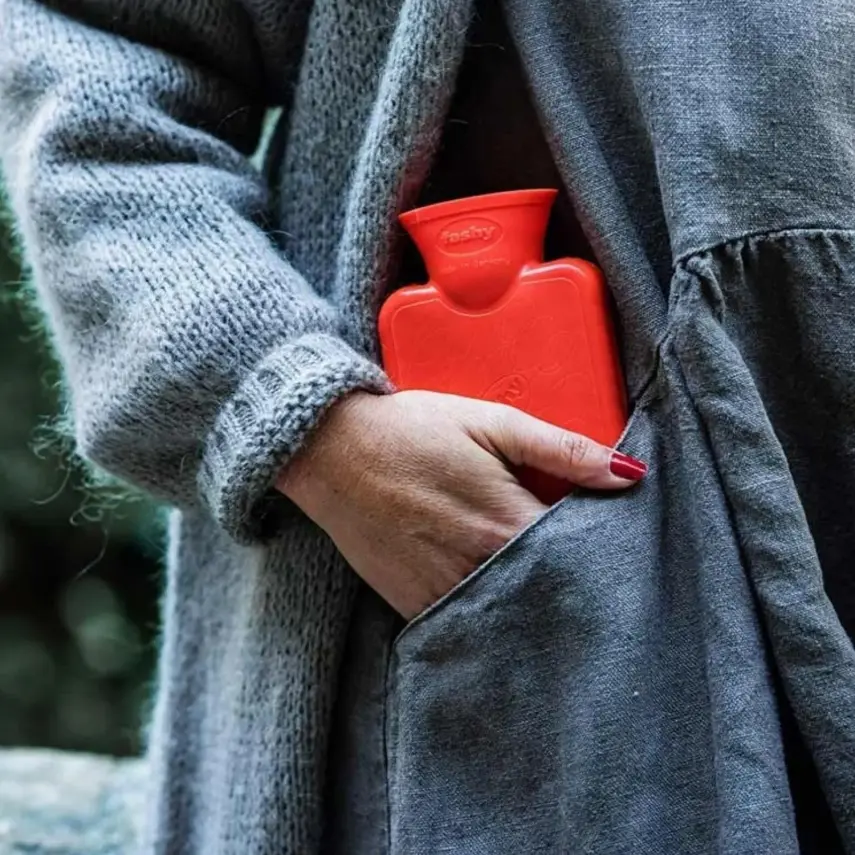 Fashy Termofor Sıcak Su Torbası Cep Model Kırmızı - 2