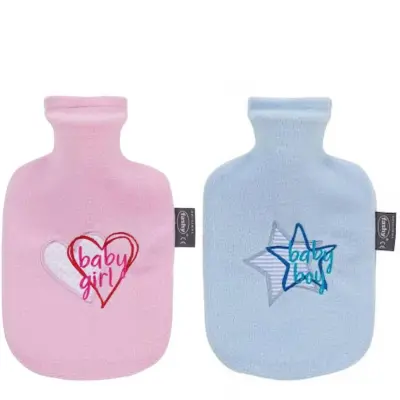 Fashy Termofor Sıcak Su Torbası Çocuk Kılıflı Erkek Mavi (1)