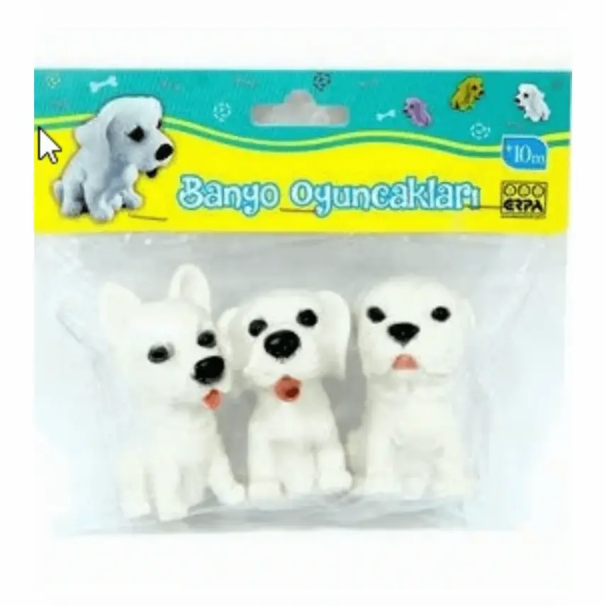 Filede 3'lü Banyo Oyuncağı Köpek Set - 2