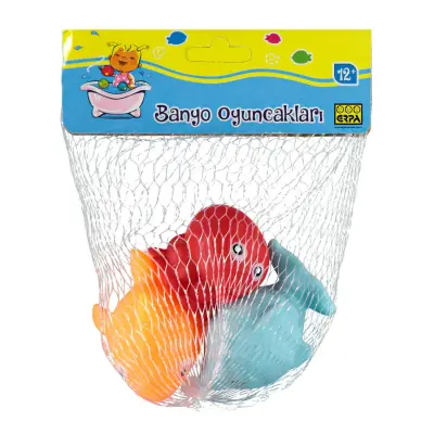 Filede 3'lü Banyo Oyuncağı Yırtıcı Deniz Canlıları Seti (1)