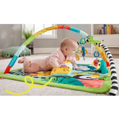 Fisher Price 3'ü 1 Arada Yağmur Ormanı Jimnastik Merkezi - 4