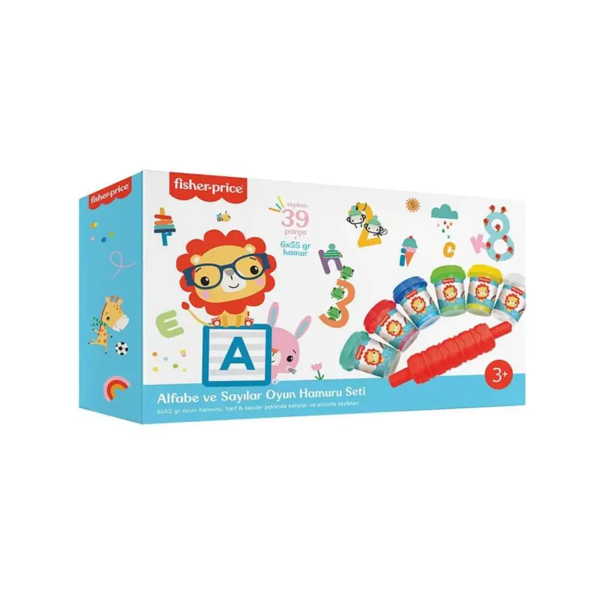 Fisher Price Alfabe Ve Sayılar Oyun Hamuru Seti - 4