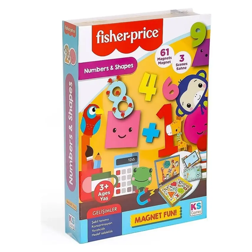 Fisher Price Baby Puzzle - Sayılar Ve Şekiller - 1