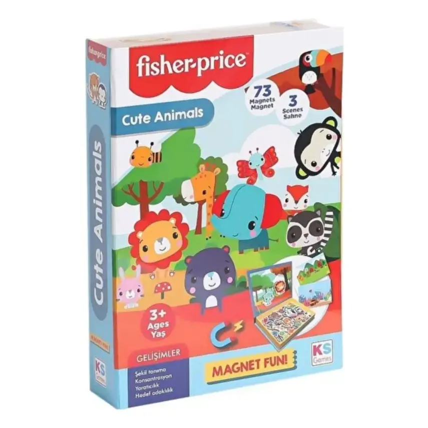Fisher Price Baby Puzzle - Sevimli Hayvanlar - 1