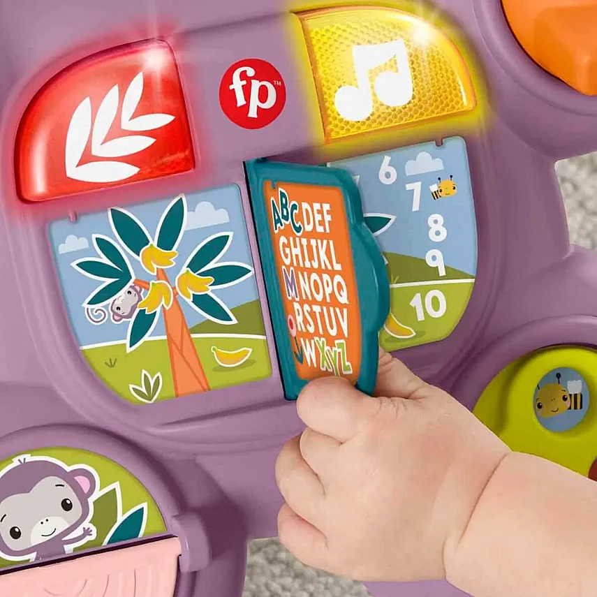 Fisher-Price Benimle Öğren Mor Maymun Yürüteç - 4