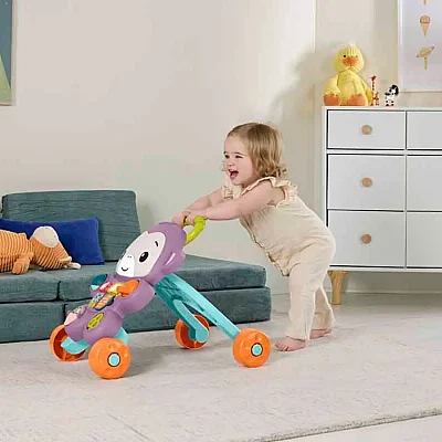 Fisher-Price Benimle Öğren Mor Maymun Yürüteç - 3