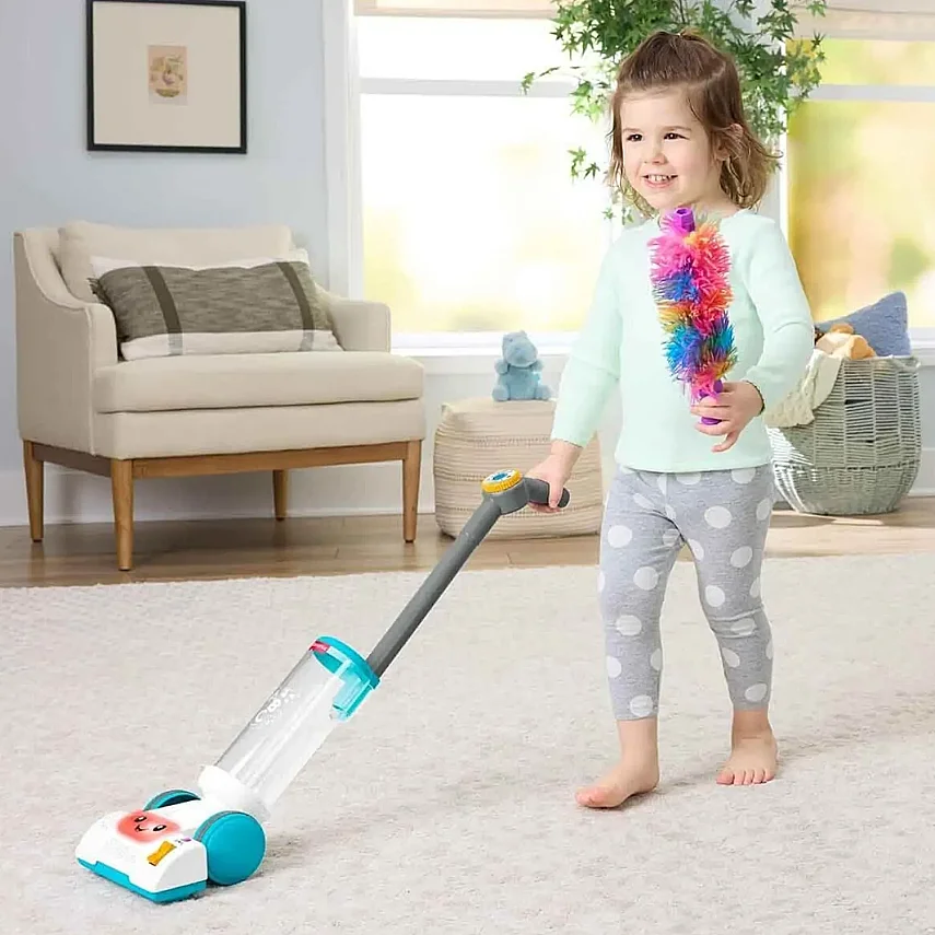Fisher-Price Eğlen ve Öğren 2'si 1 Arada Süpürge - 5