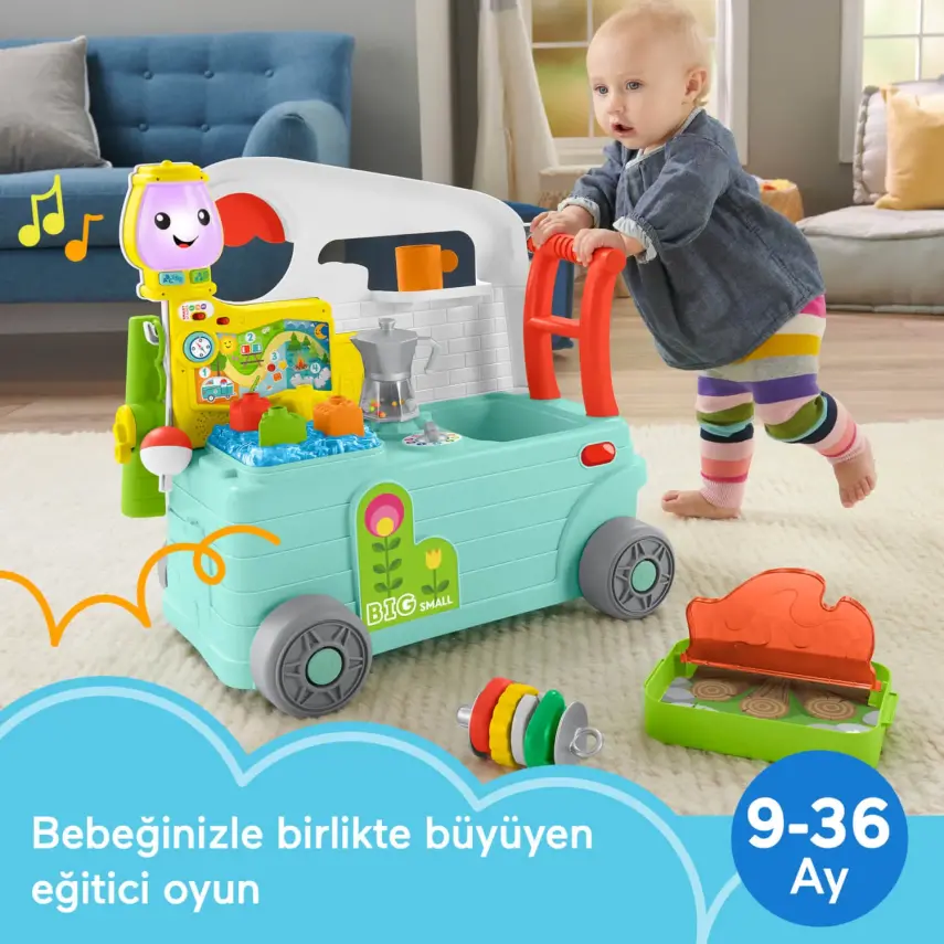Fisher Price Eğlen ve Öğren 3'ü 1 Arada Karavan - 2