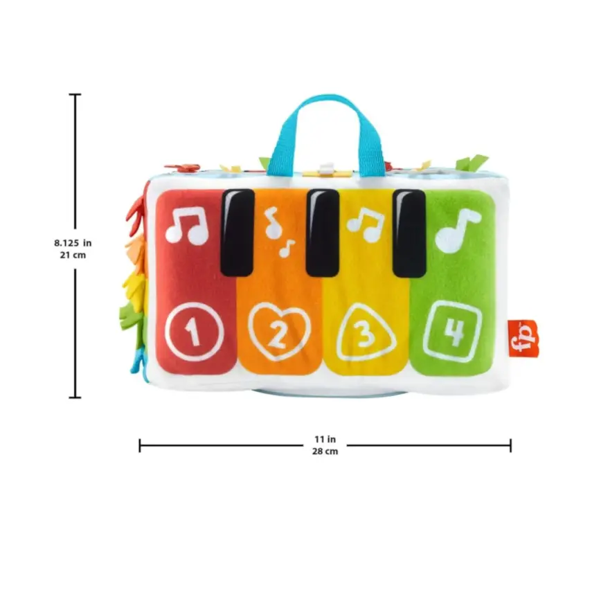 Fisher-Price Işıklı ve Müzikli Yumuşak Piyano - 3