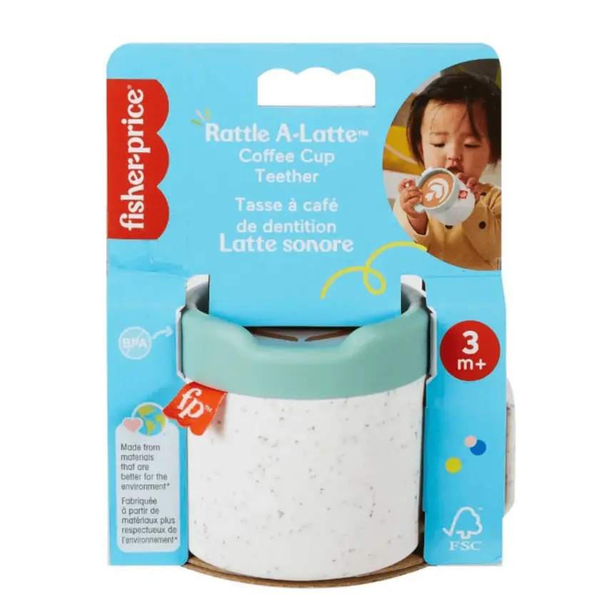 Fisher Price Latte Diş Kaşıyıcı ve Çıngırak - 1