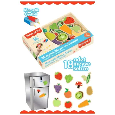 Fisher Price Manyetik Meyve Sebze (1)