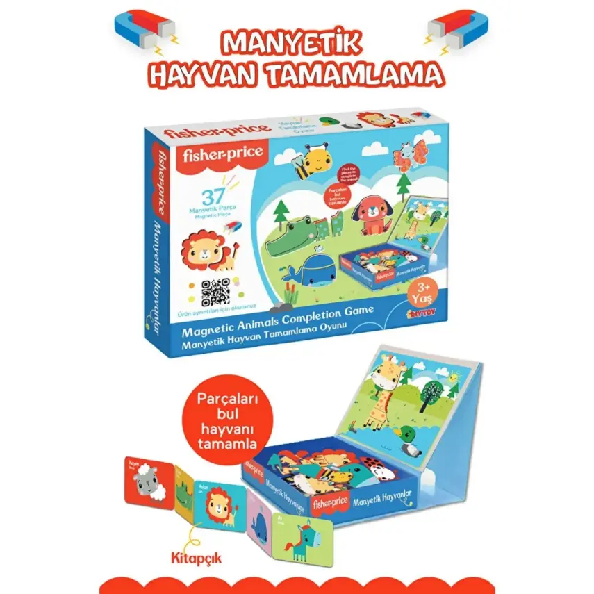 Fisher Price Manyetik Tablet Hayvanlar - 2
