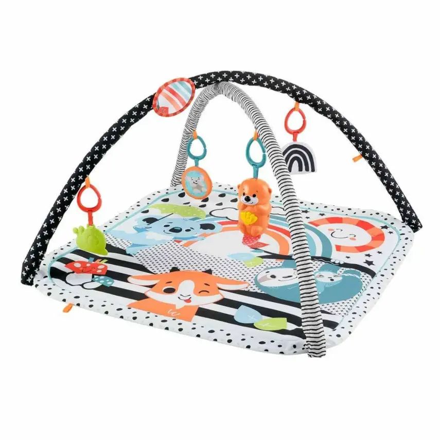 Fisher Price Neşeli Hayvanlar 3'ü 1 Arada Jimnastik Merkezi - 1