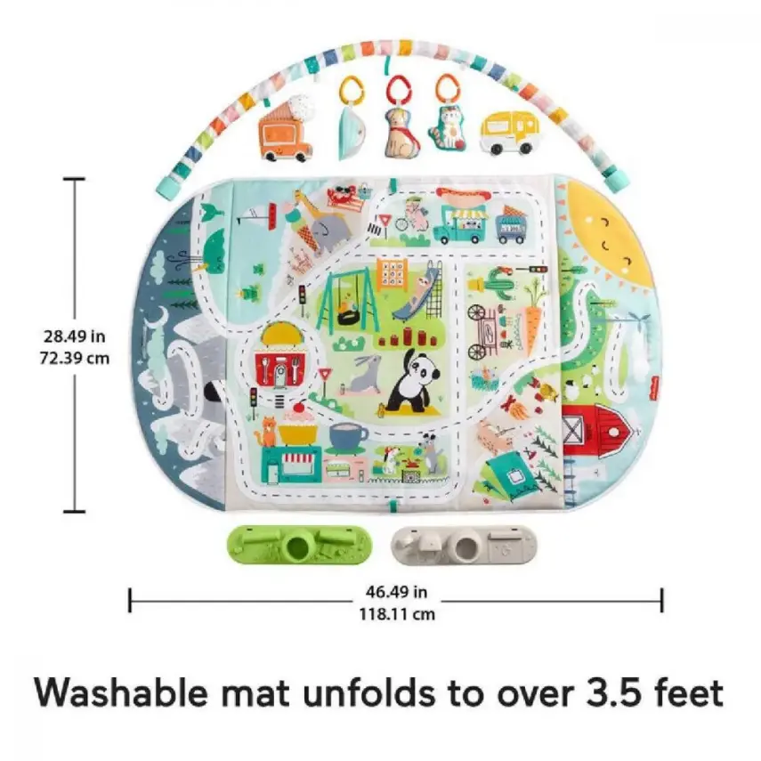 Fisher Price Şehir Macerası Jumbo Jimnastik Merkez - 3