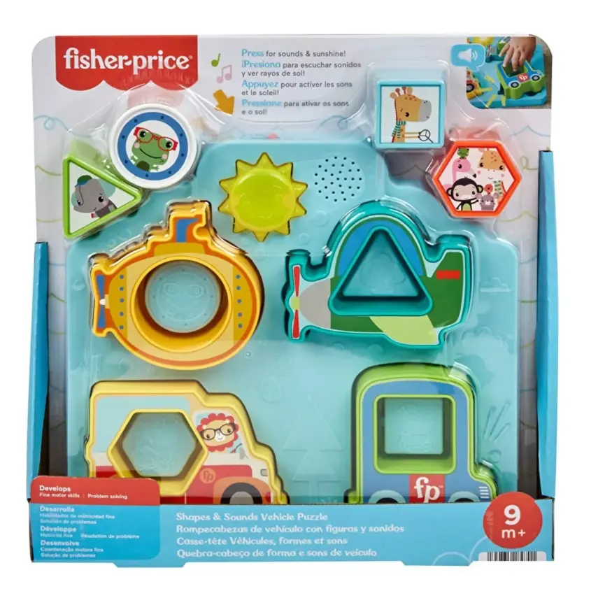 Fisher-Price Şekiller ve Sesler Puzzle - 5