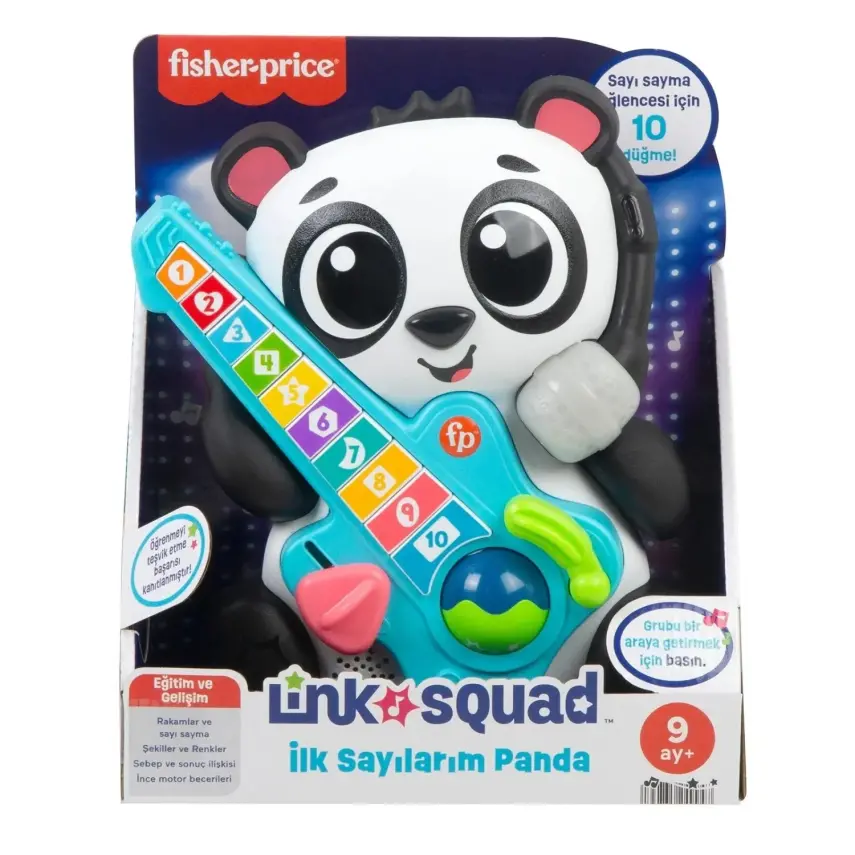 Fisher Price Sesli ve Işıklı Link Squad İlk Sayılarım Panda - 5