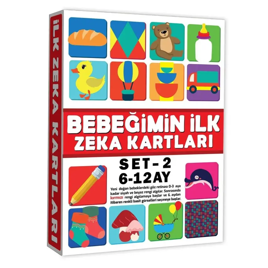 Flash Kart Erken Eğitim Zeka Kartları 6-12 Ay - 1