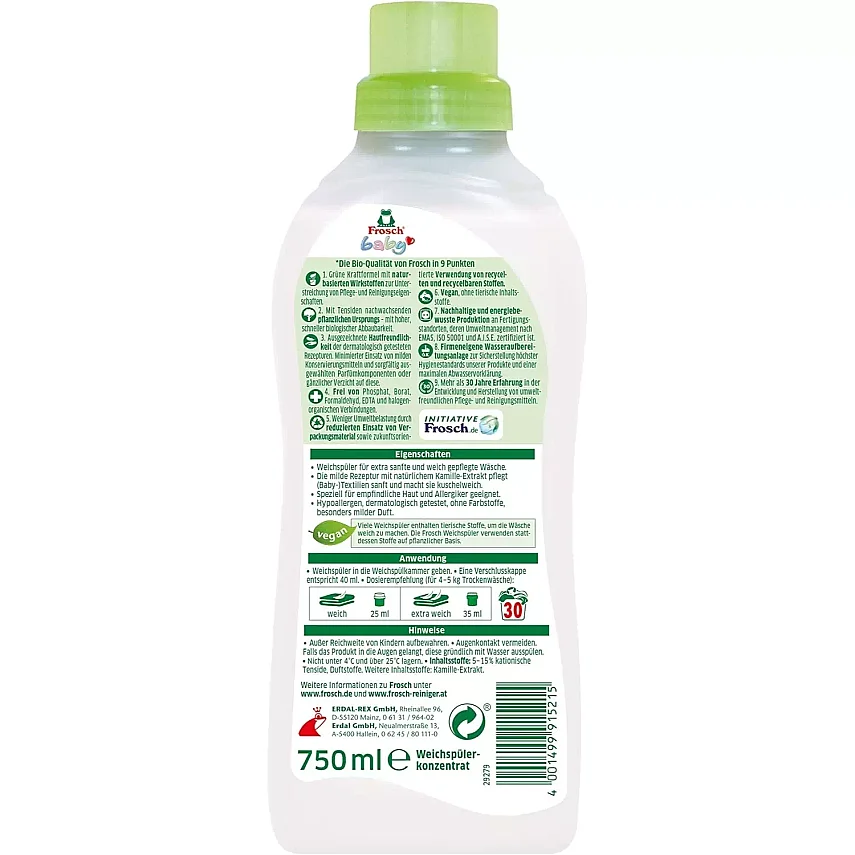 Frosch Baby Çamaşır Yumuşatıcısı 750 ml - 2