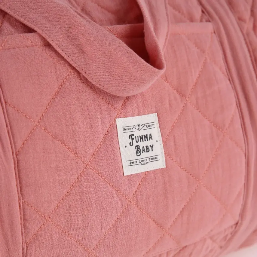 Funna Baby Coral Muslin Seyahat Çantası Yavru Ağzı - 3