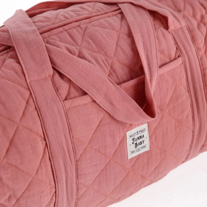 Funna Baby Coral Muslin Seyahat Çantası Yavru Ağzı - 6