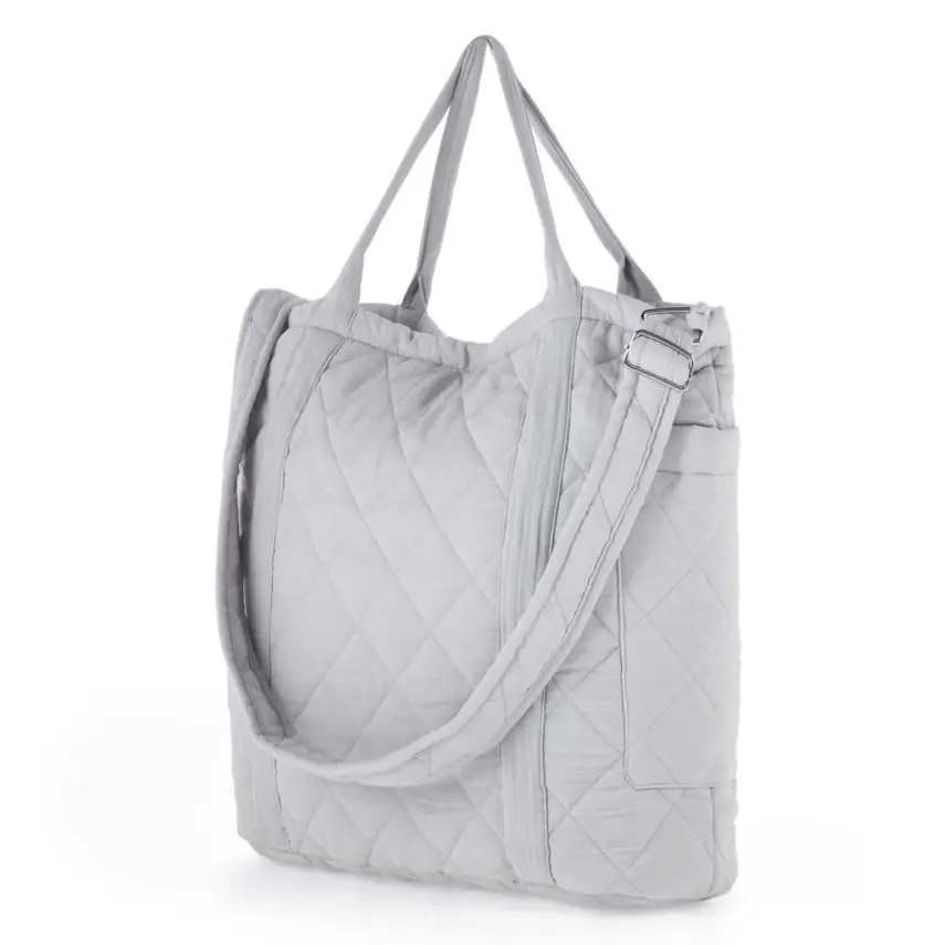 Funna Baby Dove Muslin Omuz Çantası Gri - 4