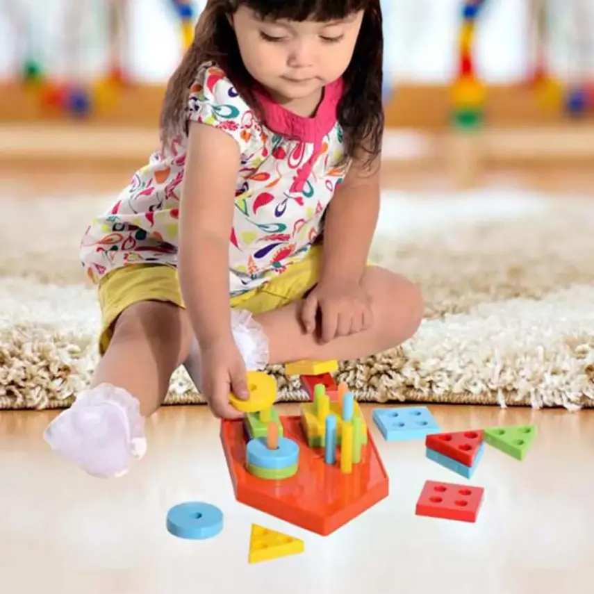 Furkan Toys Kutulu Geometrik Ev - 1