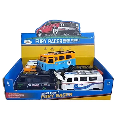 Fury Racer Müzikli Sürtmeli Araç Minibüs - 4