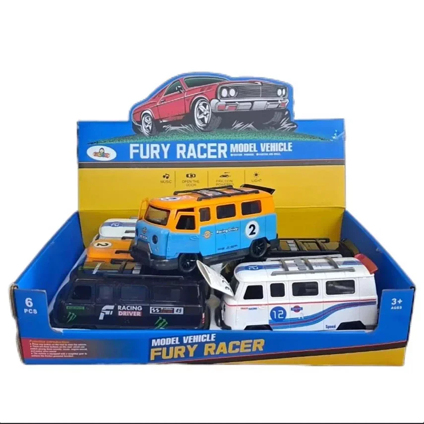 Fury Racer Müzikli Sürtmeli Araç Minibüs - 4