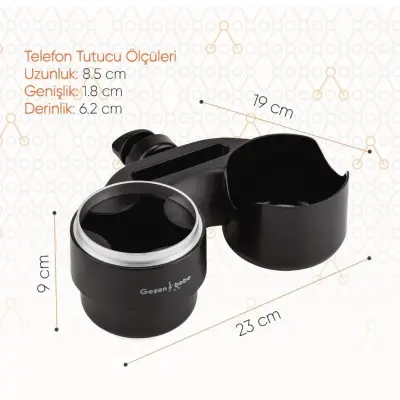 Gezenbebe 3’ü 1 Arada Bebek Arabası Telefon, Şişe ve Atıştırmalık Tepsisi - 4