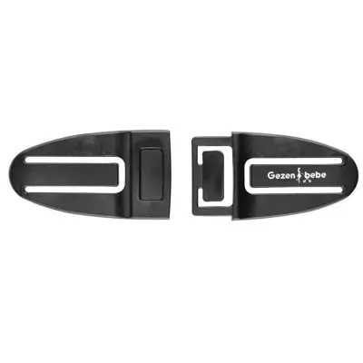 Gezenbebe Bebek Emniyet Kemer Klipsi Black (1)