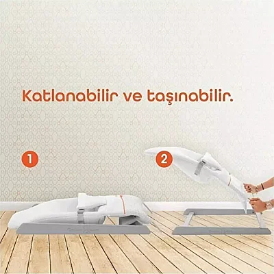Gezenbebe Bouncy Ev Tipi Ana Kucağı Powder - 8