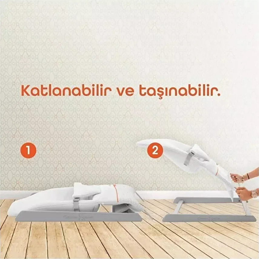 Gezenbebe Bouncy Ev Tipi Ana Kucağı Powder - 8