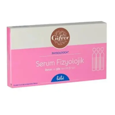 Gifrer Serum Fizyolojik 5 ml X 10 Flakon