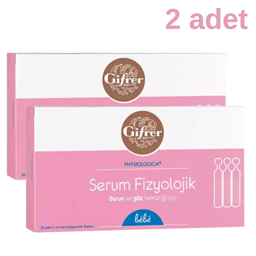 Gifrer Serum Fizyolojik 5 ml X 20 Flakon x2 Adet - 1